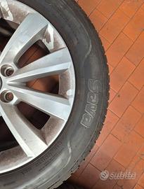 2 PNEUMATICI 4 STAGIONI 215/60 R16 99V CON CERCHIO
