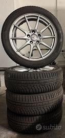 SET CERCHI MERCEDES 6,5jx17H2+GOMME INV. 205/50R17