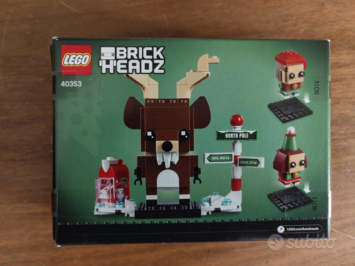 LEGO Set 40353 - Brickheadz - Renna Elfo ed Elfa u - Tutto per i ...
