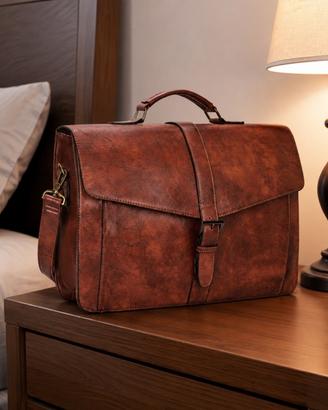 Borsa 24 ore in pelle vintage