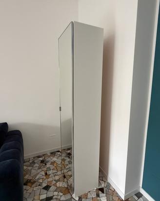 armadio ikea 1 anta a specchio bianco