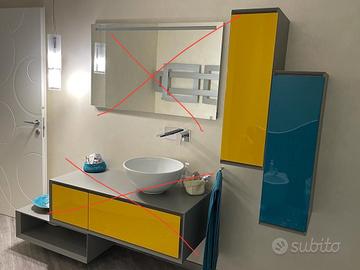 Tre moduli per arredo bagno marca Rifra