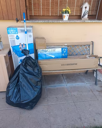 piscina Bestway 3 x. 2.01 con accessori 