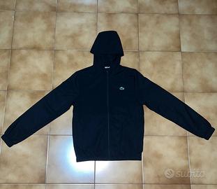 Lacoste giacca della tuta sportiva impermeabile