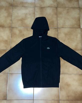 Lacoste giacca della tuta sportiva impermeabile