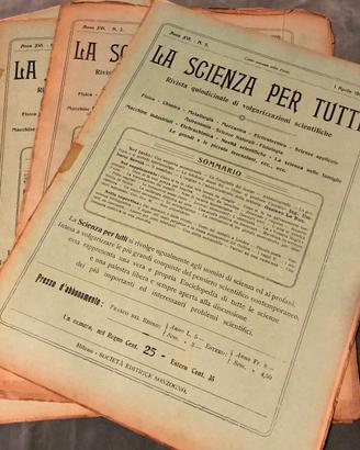 "La scienza per tutti" 1909