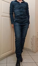 Tuta jumpsuit in jeans 