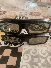 2 OCCHIALI 3D SAMSUNG ORIGINALI NUOVI