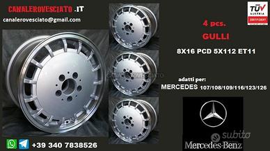 Cerchi gulli 8x 16 5x112 mercedes et11