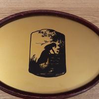 Vassoio art decò siluet 