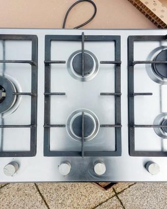 PIANO COTTURA A GAS WHIRLPOOL  5 FUOCHI