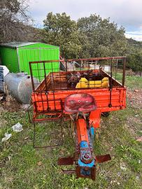 Motozappa con carrello