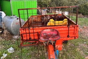 Motozappa con carrello