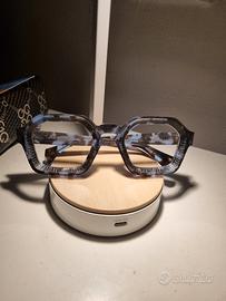 Occhiali Dandi's bicolore, azzurro-marrone