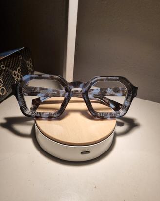 Occhiali Dandi's bicolore, azzurro-marrone