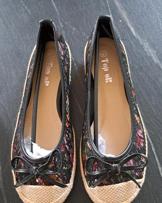 ballerine tessuto fiori provenzali n.36