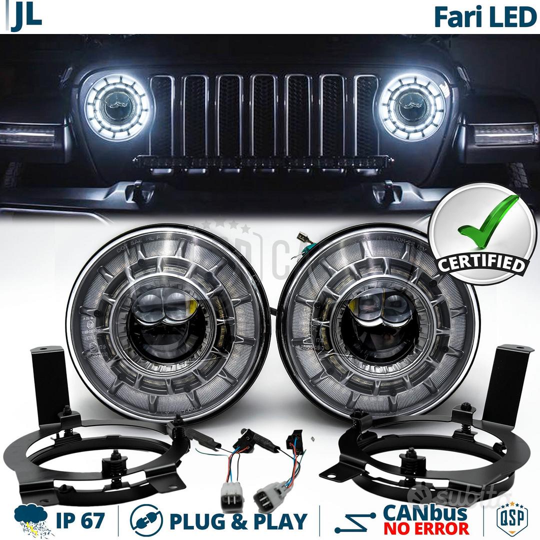 Subito - RT ITALIA CARS - Fari LED + STAFFE per Jeep Wrangler JL ...