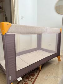 Lettino da campeggio/viaggio con materasso