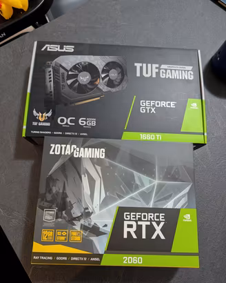 zotac rtx 2060 e Asus 1660ti