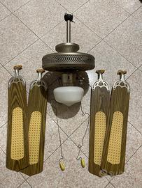 Lampadario con pale