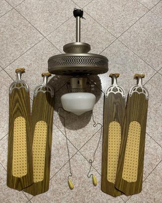 Lampadario con pale