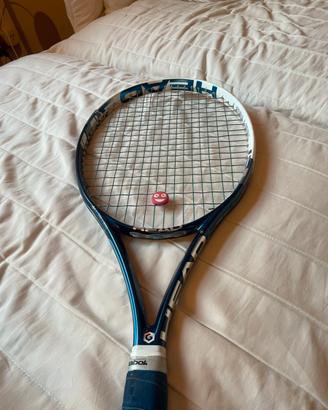 Borsa e racchetta da tennis