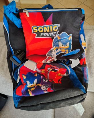Zaino per scuola bambino Sonic