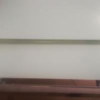 SCRIVANIA IN VETRO ALLUNGABILE