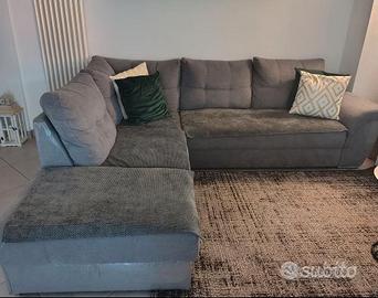 Divano letto con chaise longue