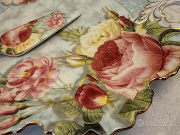 Elegante Set Torta in Portcellana Finissima