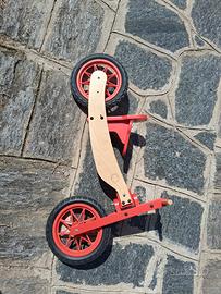 Mini bici in legno per bambini