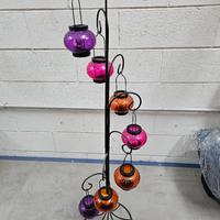 Porta lanterne per candele da terra