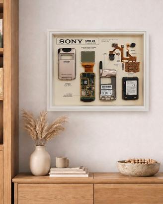 Sony CMD-Z5 Cornice Quadro disassemblato Teardown 