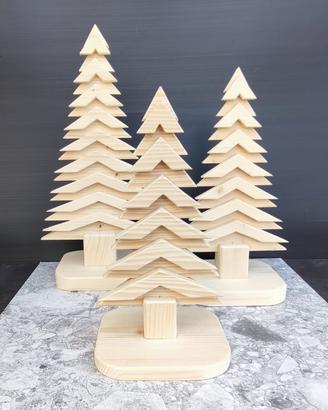 Alberi di Natale e accessori fatti creati a m