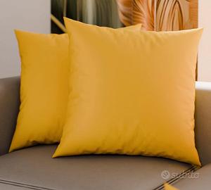 Coppia federe fodere cuscino 40x40 cm arredo camer