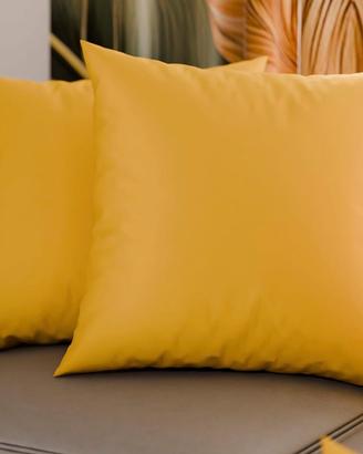 Coppia federe fodere cuscino 40x40 cm arredo camer