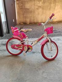 Bicicletta Unicorno 14" per bambina - Con Cestino