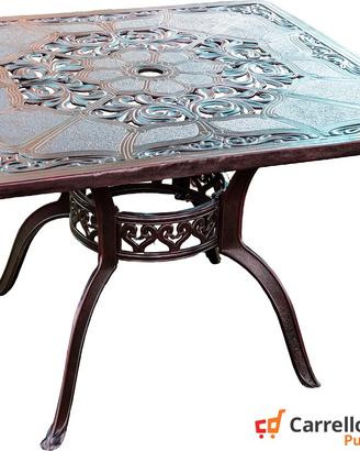 Tavolo da giardino modello Rosa - 100 x 100 cm