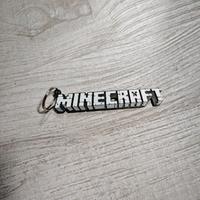 Portachiavi scritta minecraft 3D