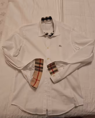 camicia bianca Uomo Burberry 