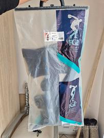 Tutore ginocchio regolabile FGP + stampelle in reg