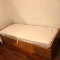 letto singolo contenitore + materasso 