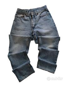 Jeans Fila Blu W29 L28 VTG Taglia M Unisex Ottime
