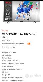 Smart tv tel 55 pollici