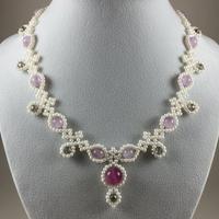 Collana Collier Retro Agata Artigianale perle