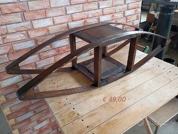 Vecchia Munega Scaldaletto in legno cm 98x26x26