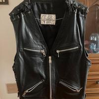 Gilet  smanicato moto bikers custom chopper cafe