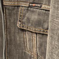 Giacca jeans con pelo