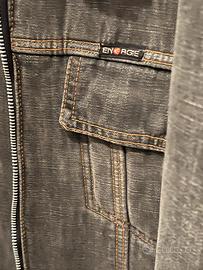 Giacca jeans con pelo