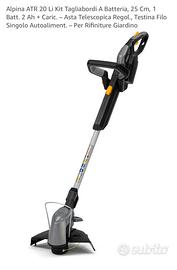 Decespugliatore Alpina a batteria